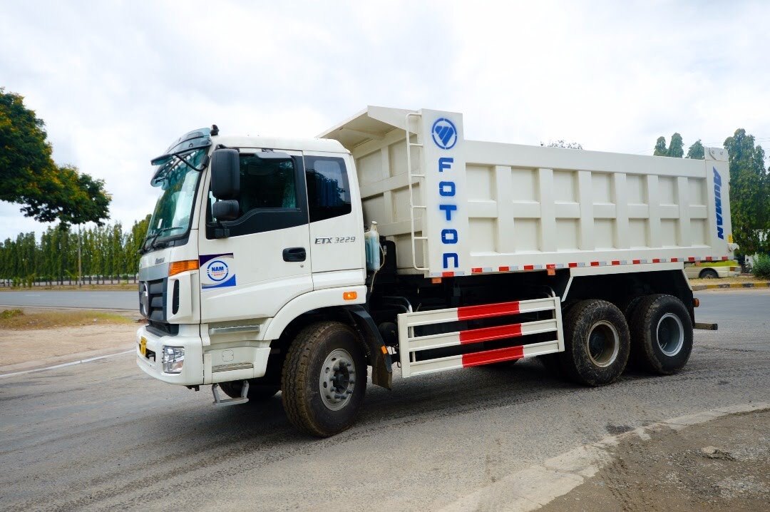 NAM branded tipper truck